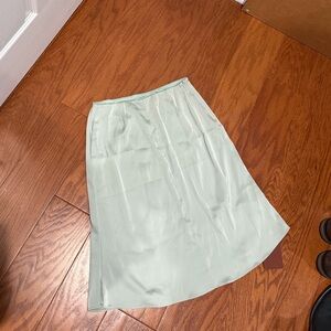 OGL Light Green A-Line Skirt- Never Worn